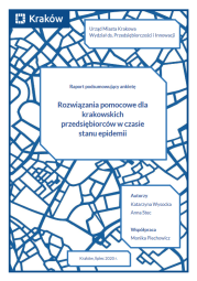 Raport: Rozwiązania Pomocowe dla Krakowskich Przedsiębiorców okładka 3
